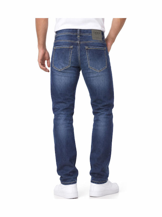 Мъжки дънков панталон Relaxed Straight Fit Син