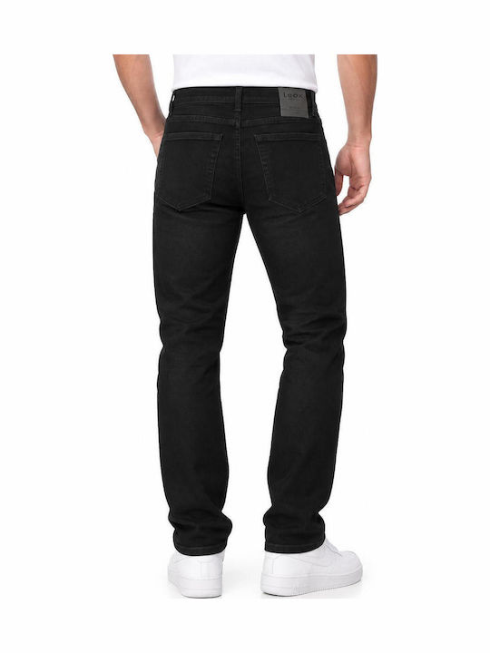 Herren Jeanshosen Relaxed Gerade Passform Schwarz