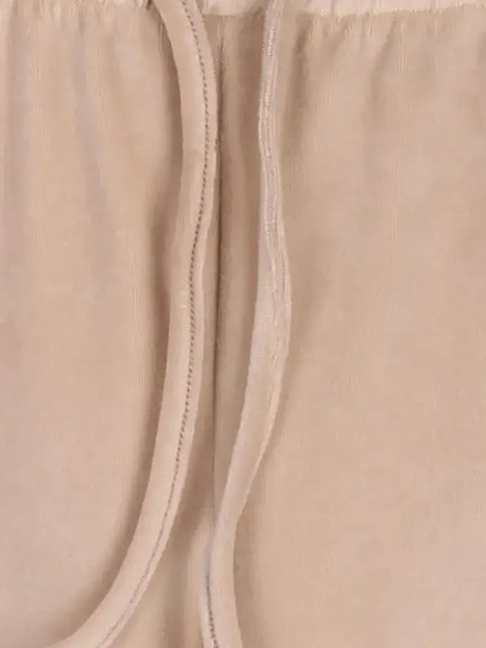 Σετ Φόρμας Βελουτέ Beige