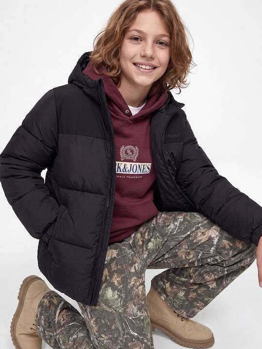 Kinderjacke Kurz Schwarz