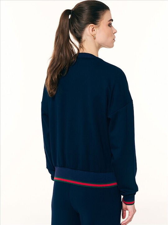 Damen Strickjacke Blau