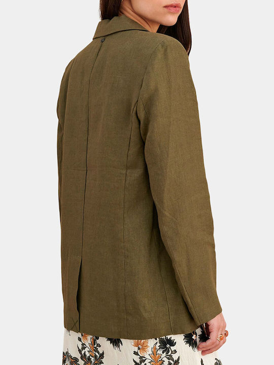 attrattivo Women's Blazer Khaki