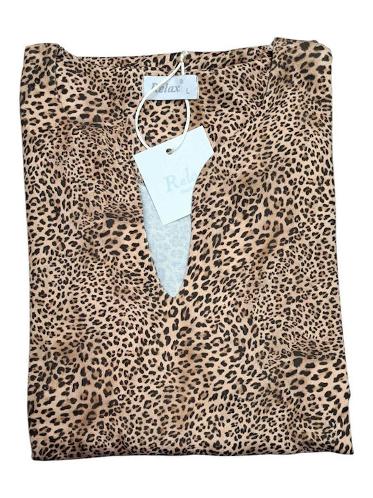 Relax Anatomic Relax Anatomic Damen Schlafanzug Sommer Braun