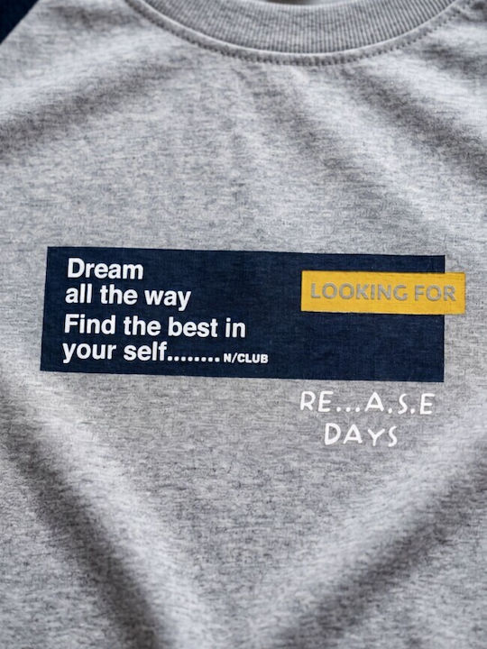 Nina Club Dream Summer Men's Pyjamas Grey Light