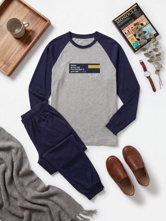 Nina Club Dream Summer Men's Pyjamas Grey Light