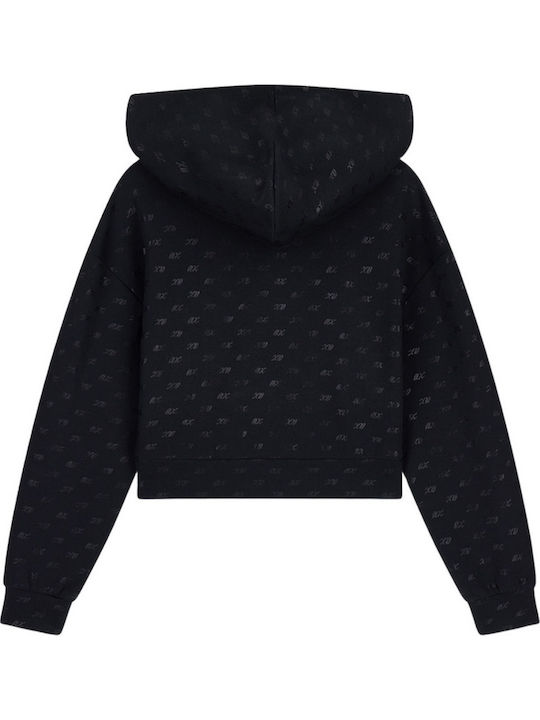 Women's Sweatshirt Hooded Black