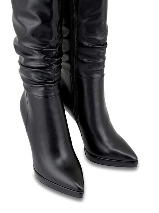 Women's Boots with High Heel Black