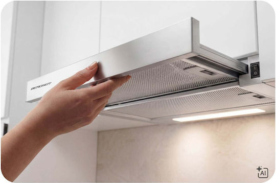 Berdsen Retractable Kitchen Hood 50cm Inox