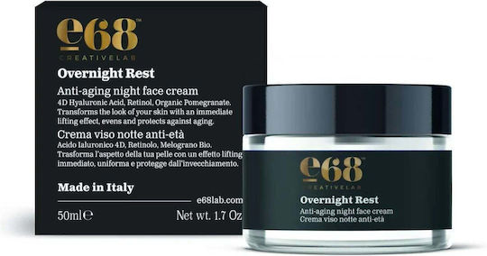 Cremă Anti-îmbătrânire de Noapte pentru Față cu Retinol și Acid Hialuronic 60ml
