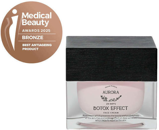Aurora Natural Botox Effect 24h Cream Face Day with Aloe Vera 30ml