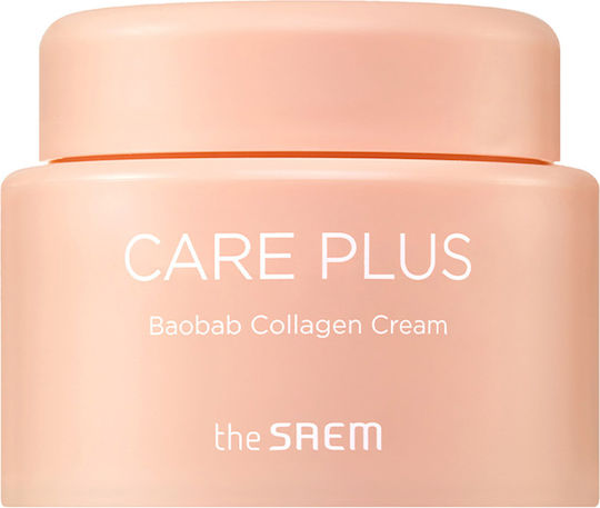 The Saem Care Plus Крем за Лице Дневен Крем за Хидратация Против Стареене и Акне с Колаген 100ml