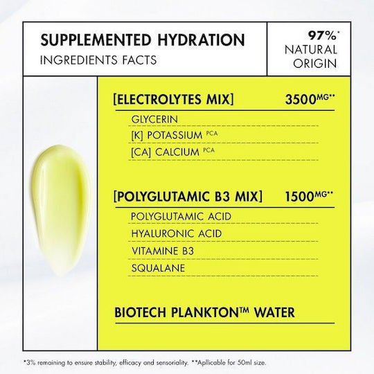 Biotherm Aquasource+ Electrolyte Nutri 72h Moisturizing Face Cream with Hyaluronic Acid 50ml