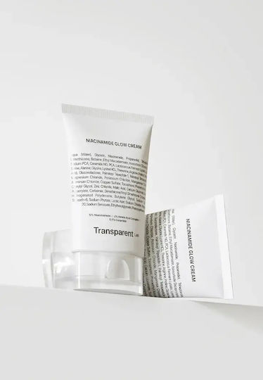 Transparent Lab Face Cream for Moisturizing & Brightening with Niacinamide 50ml