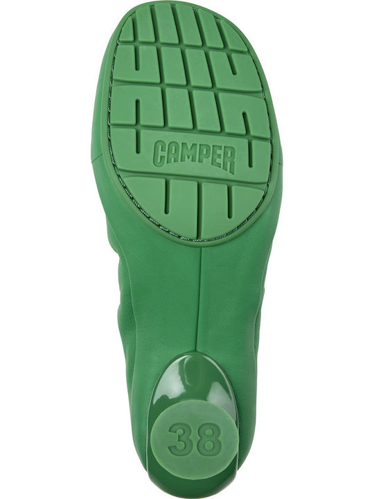 Leder Pumps Grüne