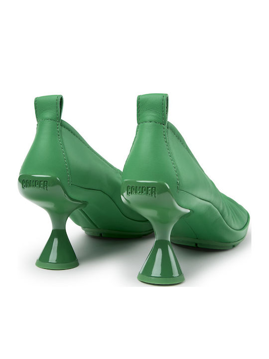 Leder Pumps Grüne