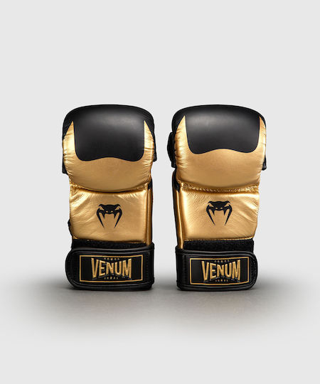 Mănuși MMA din piele Venum Attack 2.0 Sparring Gloves Auriu Negru
