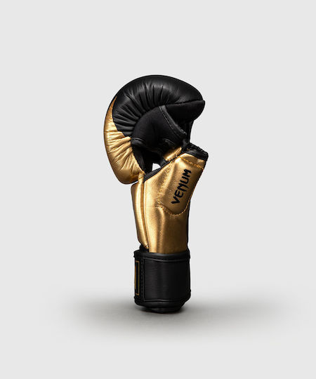 Mănuși MMA din piele Venum Attack 2.0 Sparring Gloves Auriu Negru