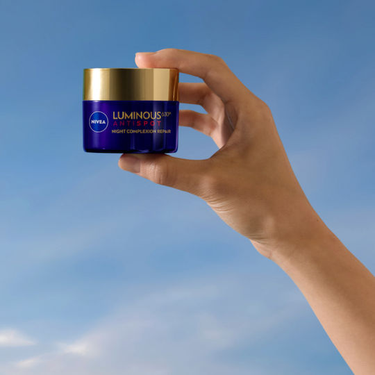 Nivea Cellular Luminous 630 Хидратиращ Нощен Крем За Лице с Хиалуронова Киселина 50ml