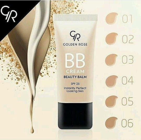 Golden Rose Beauty Balm BB Natural 03 Балсам за Лице Дневен с SPF25 за Хидратация и Несъвършенства по Кожата 30ml