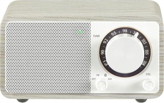 Sangean WR-9 Tabletop Radio with Bluetooth Moonlight Oak