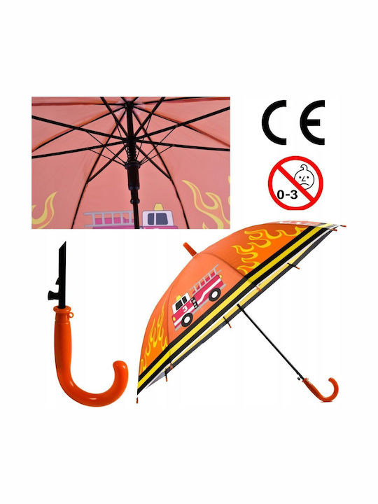 Swede Kids Umbrella Curved Handle Orange