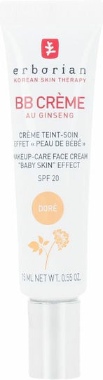 Erborian Au Ginseng BB- Dore Creme Gesicht Tag mit SPF20 15ml