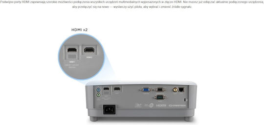 Optoma UHZ67 3D Проектор DLP 4K Ultra HD Лазерен с Вградени Говорители E3P7PN1E119