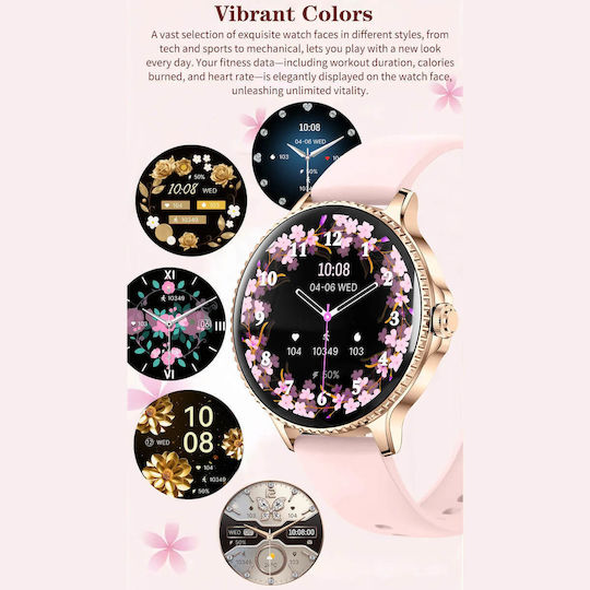 Smartwatch Microwear I225 Gold Steel