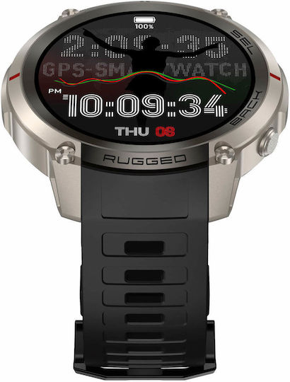 Smartwatch Microwear Dm59 Black Silicone