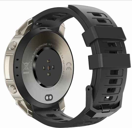 Smartwatch Microwear Dm59 Black Silicone