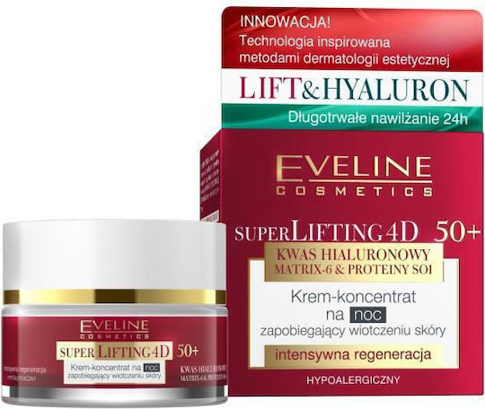 Eveline Super Lifting 4d Light Cream Face Night 50ml