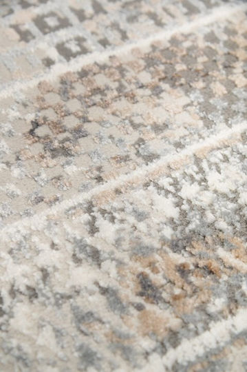 Βιοκαρπέτ Fanci Ig67a Χαλί Διάδρομος White - Vison 80x220cm