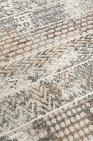 Βιοκαρπέτ Fanci Ig67a Χαλί Διάδρομος White - Vison 80x220cm