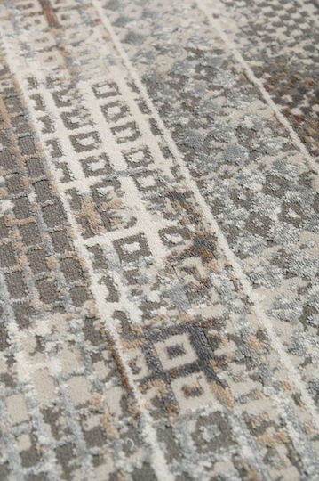 Βιοκαρπέτ Fanci Ig67a Χαλί Διάδρομος White - Vison 80x220cm