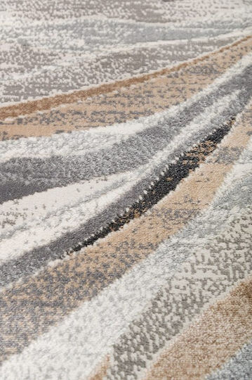 Viokarpet Fanci If36a Килим Правоъгълен Бял - Тъмносив 200x250см