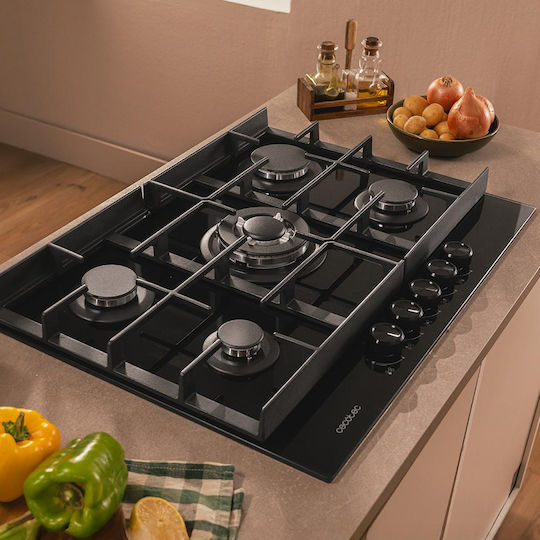 Cecotec Bolero Squad G 5400F Plită Pe Gaz Cu Ramă Autonomă 68.3x51cm