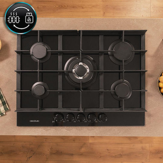 Cecotec Bolero Squad G 5400F Plită Pe Gaz Cu Ramă Autonomă 68.3x51cm