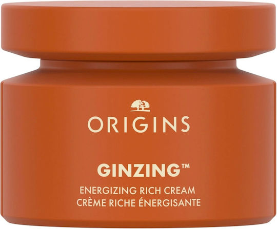 Origins GinZing Богат 72-часов Хидратиращ Дневен Крем за Лице с Ниацинамид 50ml