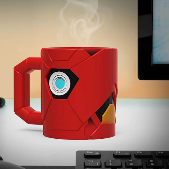 Paladone Marvel Iron Man Κούπα Κεραμική Κόκκινη 550ml