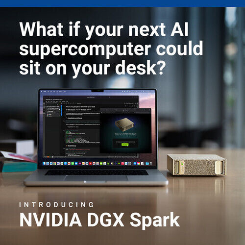 NVidia DGX Spark Mini PC (Cortex X925+A725/128GB DDR4/4TB SSD/No OS)