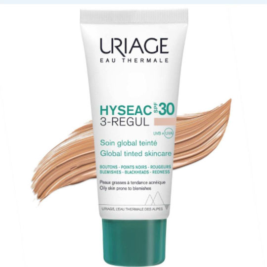 Uriage Hyséac Cream Face Day Tinted and SPF30 40ml