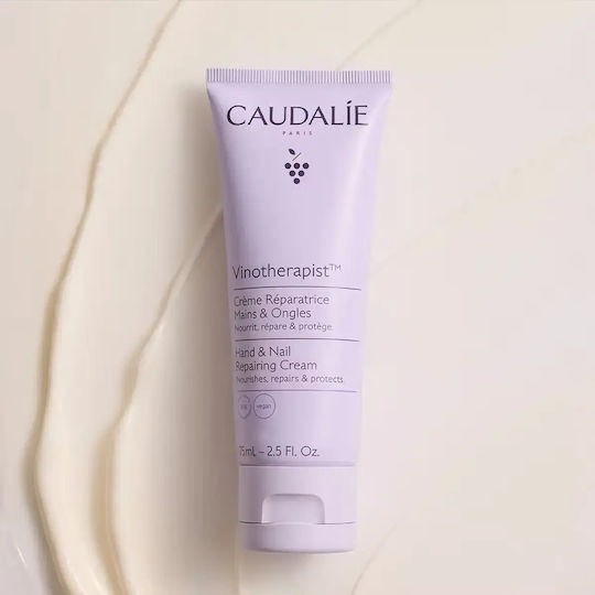 Caudalie Vinotherapist Feuchtigkeitsspendende & Wiederherstellende Hand- und Nagelcreme Für Rissige Hände 75ml