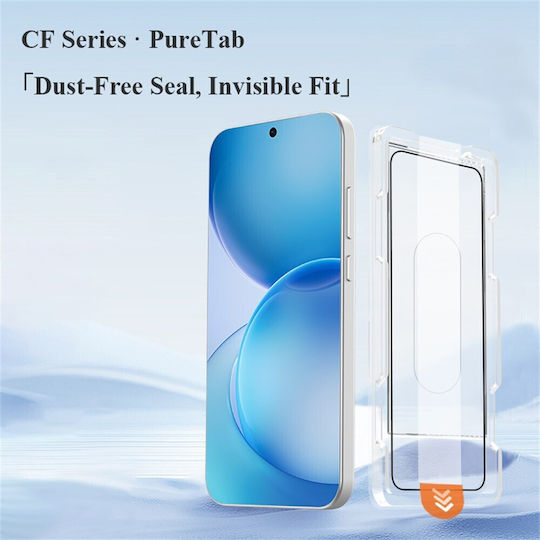 Oppo Reno16 F 5G Reno16 Fs 5G LeReach Full Tempered Glass Screen Protector Installation Guide Transparent