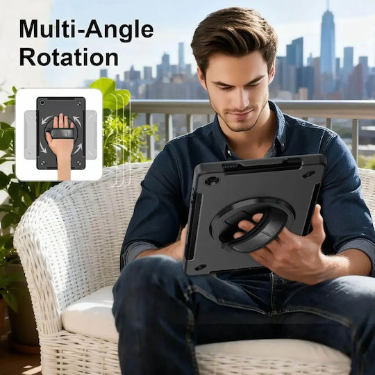 JT Berlin Флип капак Издръжлив Черен (Samsung Galaxy Tab A11+ (2025))