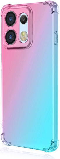 Gradient Series Silicone Case Pink Green Oppo Reno16 5G Reno16 Pro 5G
