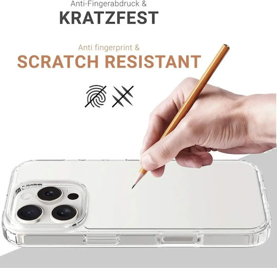JT Berlin Back Cover Tempered Glass Transparent iPhone 16 Pro