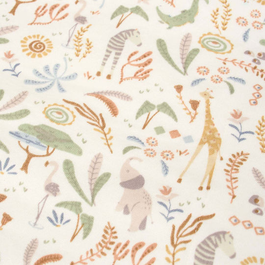 Little Dutch Cot Blanket Safari Wonders Beige 110x140cm
