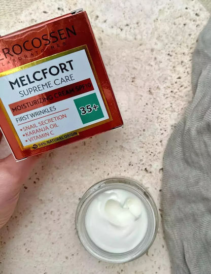 Gerocossen Creme de Față Hidratare de Zi cu Factor de Protecție Solară 10 și Slime de Melc 50ml