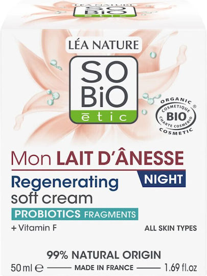 So'Bio Etic Mon Lait D’anesse Creme Gesicht Nacht 50ml