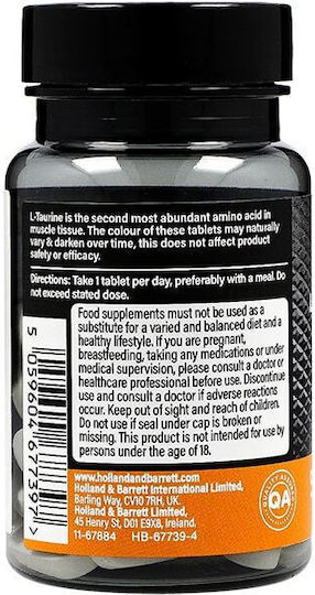 Precision Engineered Ταυρίνη 500mg 50 Ταμπλέτες Precision Engineered